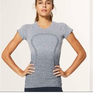 Lululemon swiftly tech short sleeve ombre